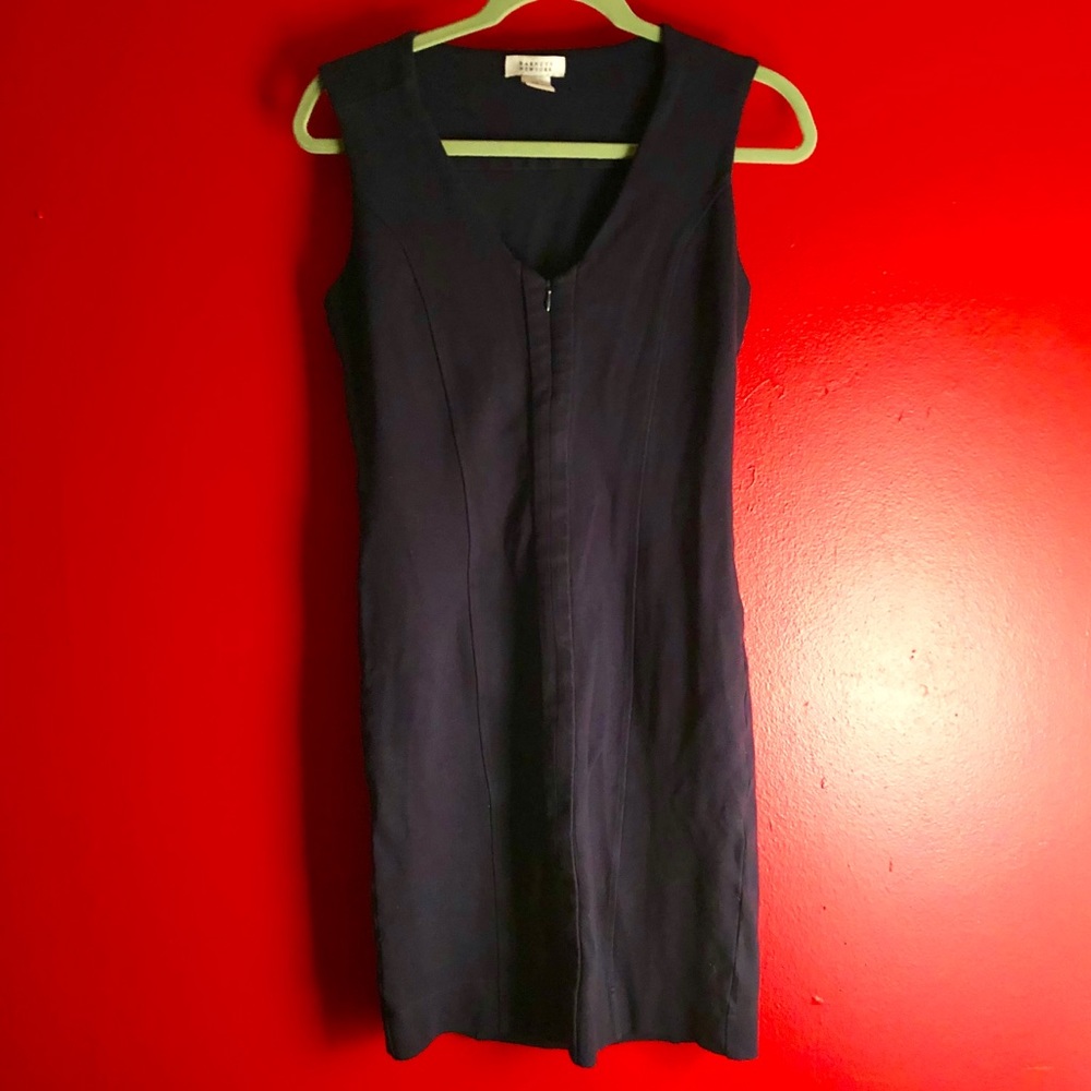 Barneys New York Navy Blue Shift Dress